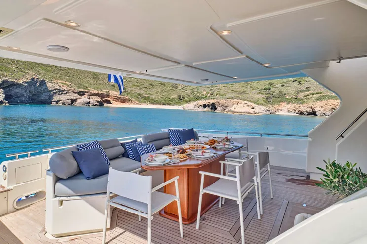 Charter Yacht APEIRON BLUE - Ferretti 23m - 4 Cabins - Lavrion - Athens - Mykonos - Paros - Cyclades - Greece