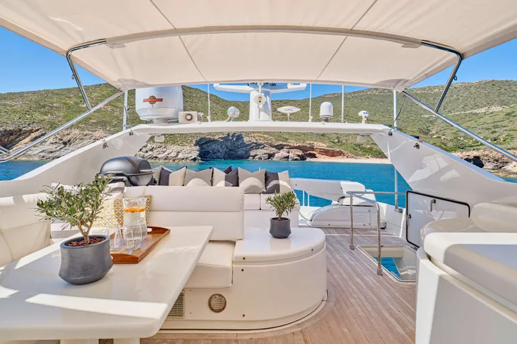 Charter Yacht APEIRON BLUE - Ferretti 23m - 4 Cabins - Lavrion - Athens - Mykonos - Paros - Cyclades - Greece