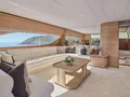 APEIRON BLUE Ferretti 23m - main saloon lounge APEIRON BLUE Ferretti 23m - main saloon lounge