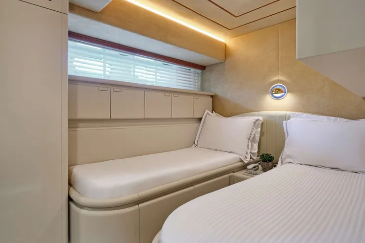 Charter Yacht APEIRON BLUE - Ferretti 23m - 4 Cabins - Lavrion - Athens - Mykonos - Paros - Cyclades - Greece