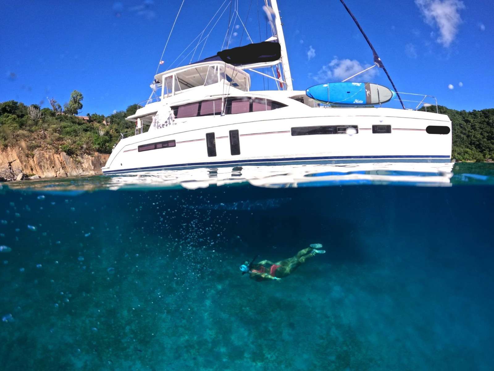 Charter Yacht SHIPS&GIGGLES - Leopard 58 - 5 Cabins - Virgin Gorda - Tortola - Anegada - BVI - Caribbean