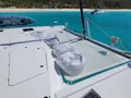 SHIPS&GIGGLES Leopard 58 - foredeck sunbathing area SHIPS&GIGGLES Leopard 58 - foredeck sunbathing area
