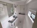 SHIPS&GIGGLES Leopard 58 - master cabin bathroom SHIPS&GIGGLES Leopard 58 - master cabin bathroom