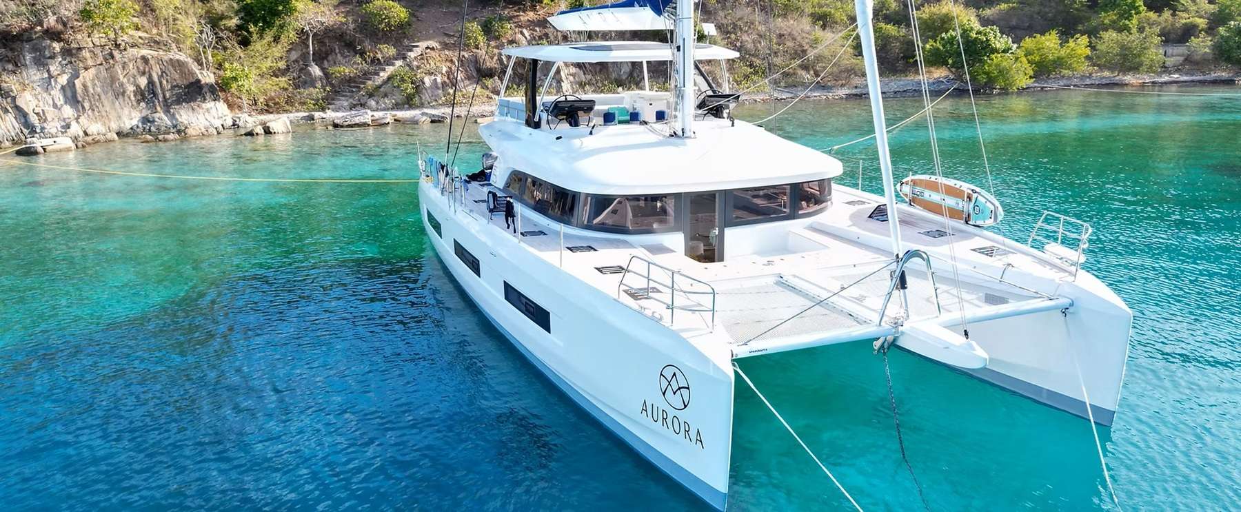 Charter Yacht AURORA - Lagoon Sixty 5 - 4 Cabins - Tortola - Anegada - Virgin Gorda - BVI - Caribbean