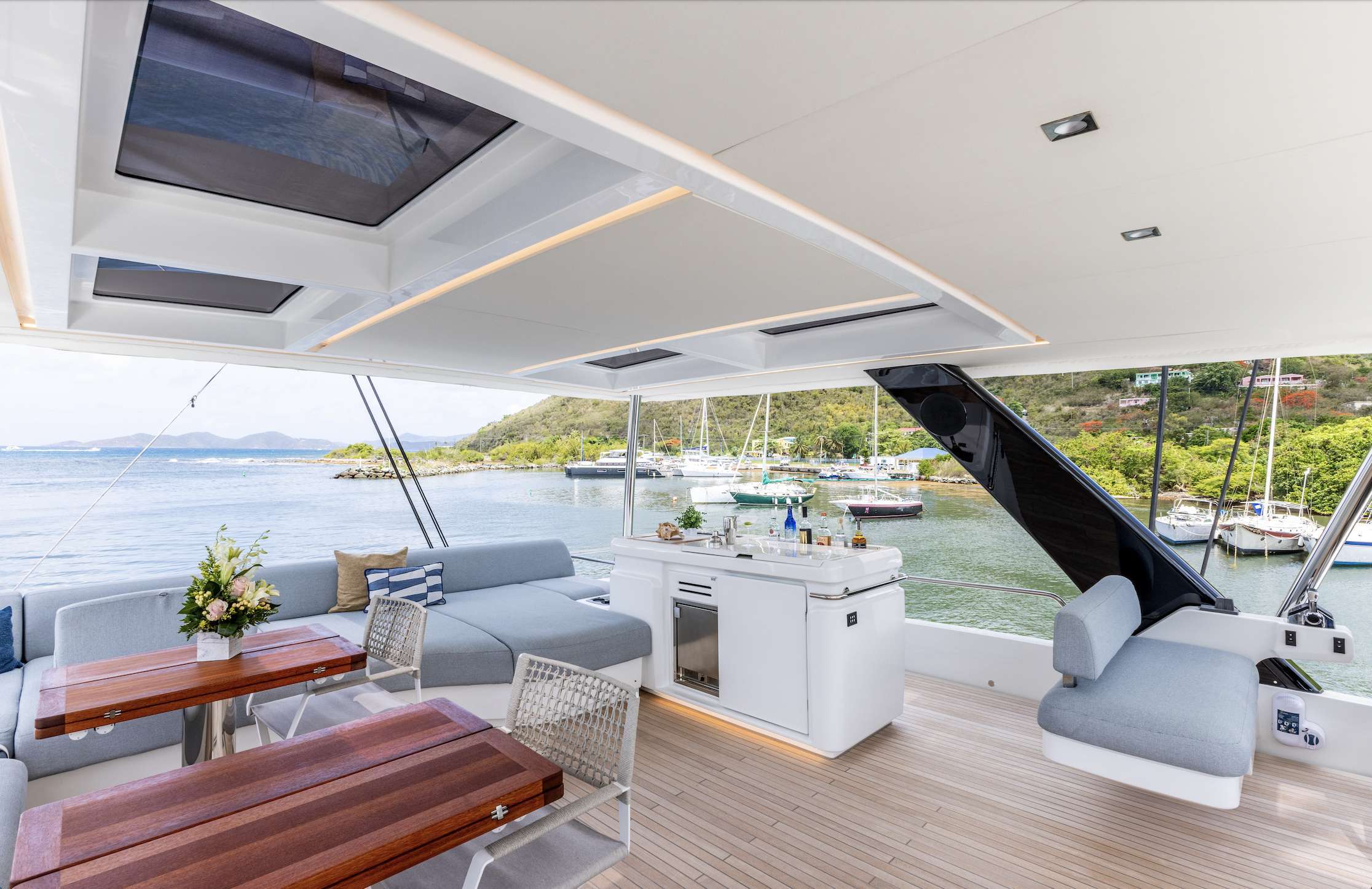 Charter Yacht AURORA - Lagoon Sixty 5 - 4 Cabins - Tortola - Anegada - Virgin Gorda - BVI - Caribbean