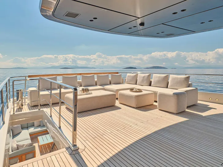 K2 Sanlorenzo SD118 - sundeck aft lounge K2 Sanlorenzo SD118 - sundeck aft lounge