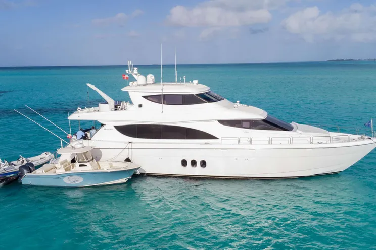 Charter Yacht GAIL FORCE II - Hatteras 80 - 4 Cabins - Nassau - Exumas - Bahamas