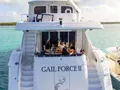 GAIL FORCE II Hatteras 80 - main aft deck GAIL FORCE II Hatteras 80 - main aft deck