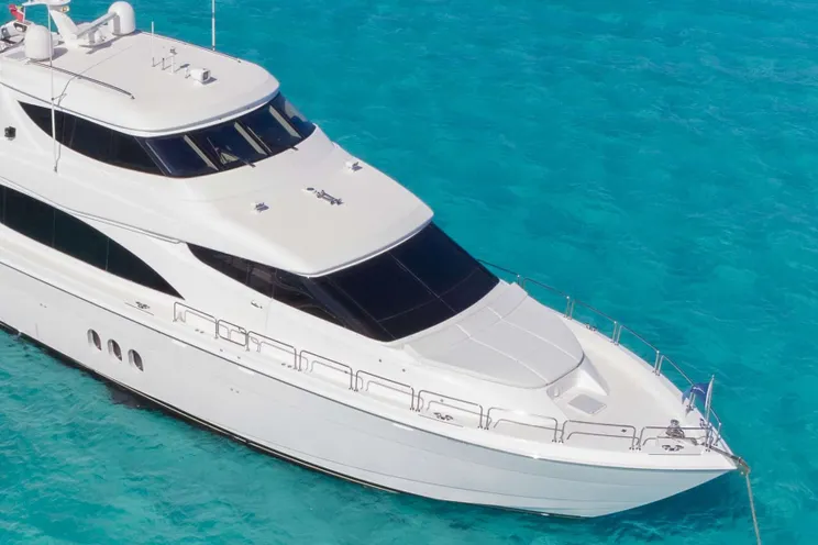 Charter Yacht GAIL FORCE II - Hatteras 80 - 4 Cabins - Nassau - Exumas - Bahamas