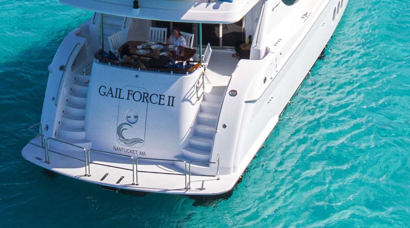 Charter Yacht GAIL FORCE II - Hatteras 80 - 4 Cabins - Nassau - Exumas - Bahamas