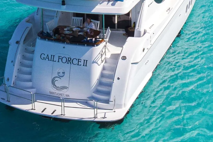 Charter Yacht GAIL FORCE II - Hatteras 80 - 4 Cabins - Nassau - Exumas - Bahamas