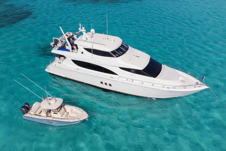 Charter Yacht GAIL FORCE II - Hatteras 80 - 4 Cabins - Nassau - Exumas - Bahamas
