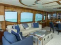 GAIL FORCE II Hatteras 80 - main saloon GAIL FORCE II Hatteras 80 - main saloon