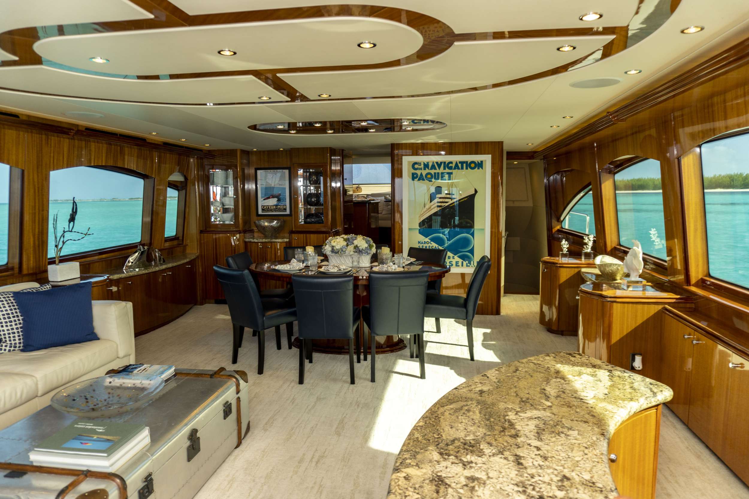Charter Yacht GAIL FORCE II - Hatteras 80 - 4 Cabins - Nassau - Exumas - Bahamas