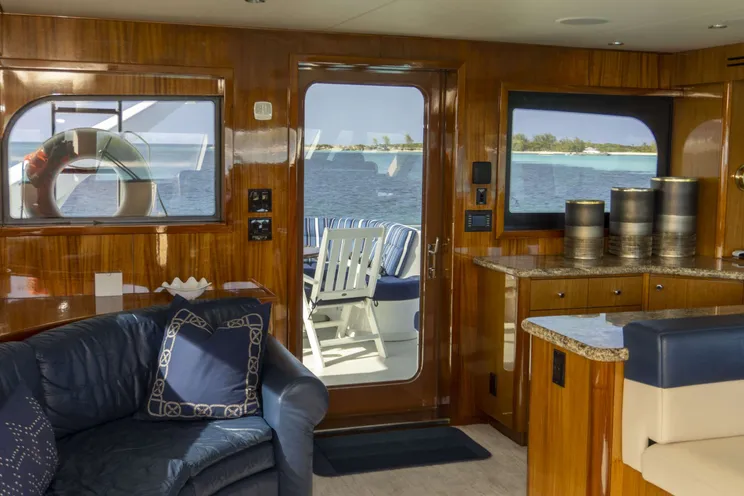 Charter Yacht GAIL FORCE II - Hatteras 80 - 4 Cabins - Nassau - Exumas - Bahamas