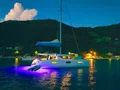 KERRY LEE Lagoon 46 - anchored at night KERRY LEE Lagoon 46 - anchored at night