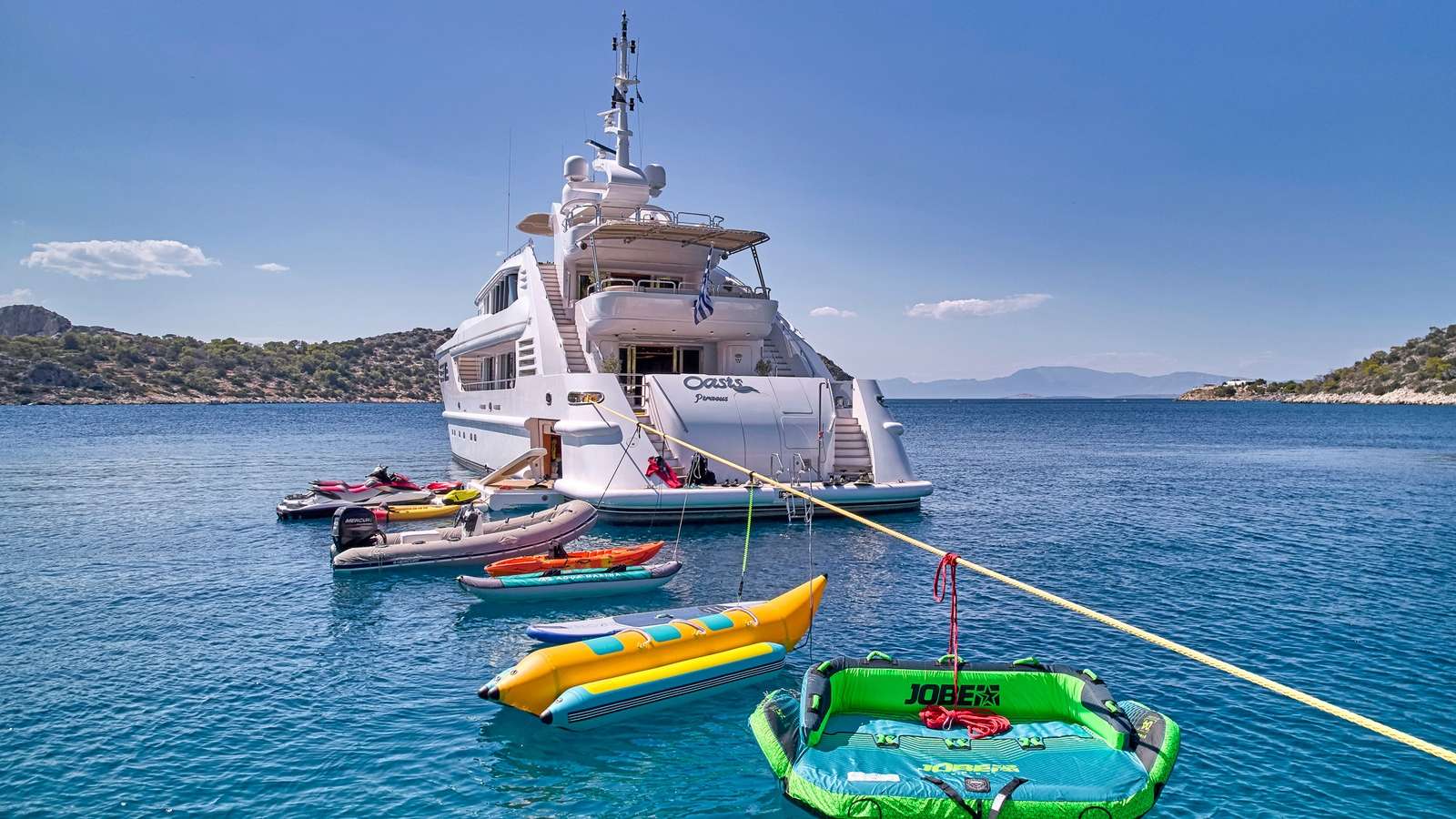 Charter Yacht OASIS - ISA 47m - 6 Cabins - Athens - Mykonos - Paros - Cyclades - Greece