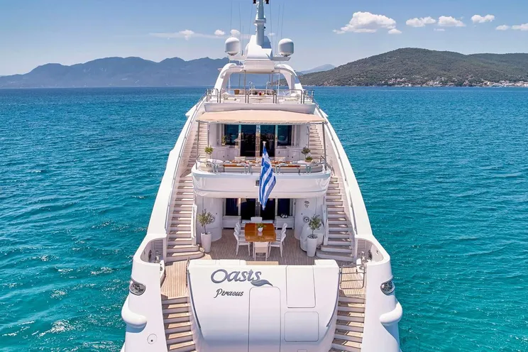 Charter Yacht OASIS - ISA 47m - 6 Cabins - Athens - Mykonos - Paros - Cyclades - Greece