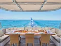 OASIS ISA 47m - sky deck alfresco dining area OASIS ISA 47m - sky deck alfresco dining area