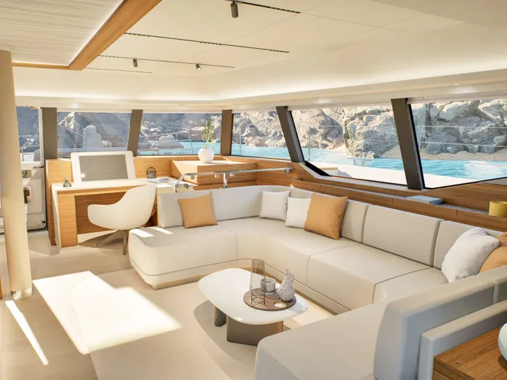 NARGIZA(Winters)Fountaine Pajot FPY 70S - saloon NARGIZA(Winters)Fountaine Pajot FPY 70S - saloon