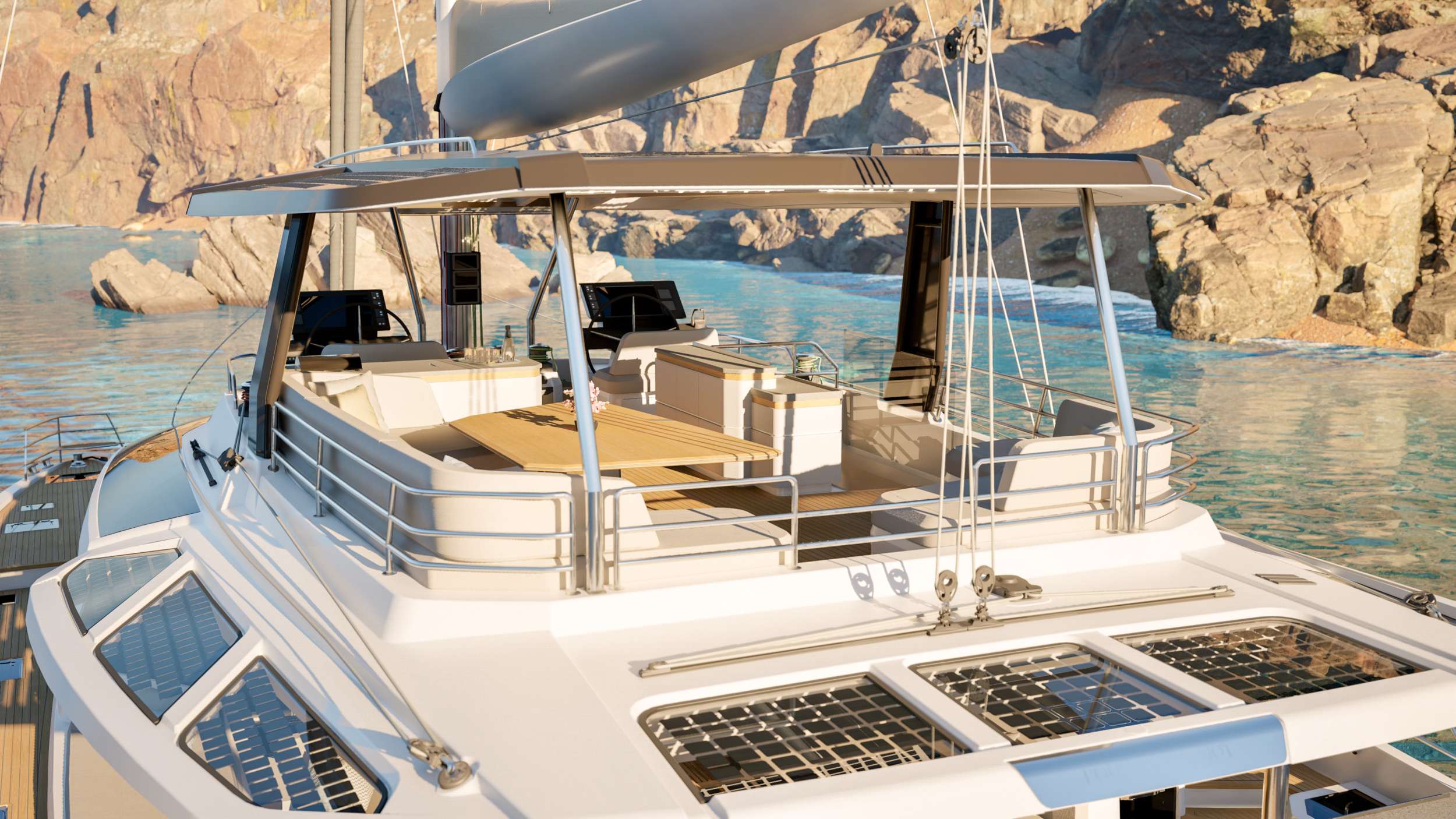 NARGIZA(Winters)Fountaine Pajot FPY 70S - flybridge