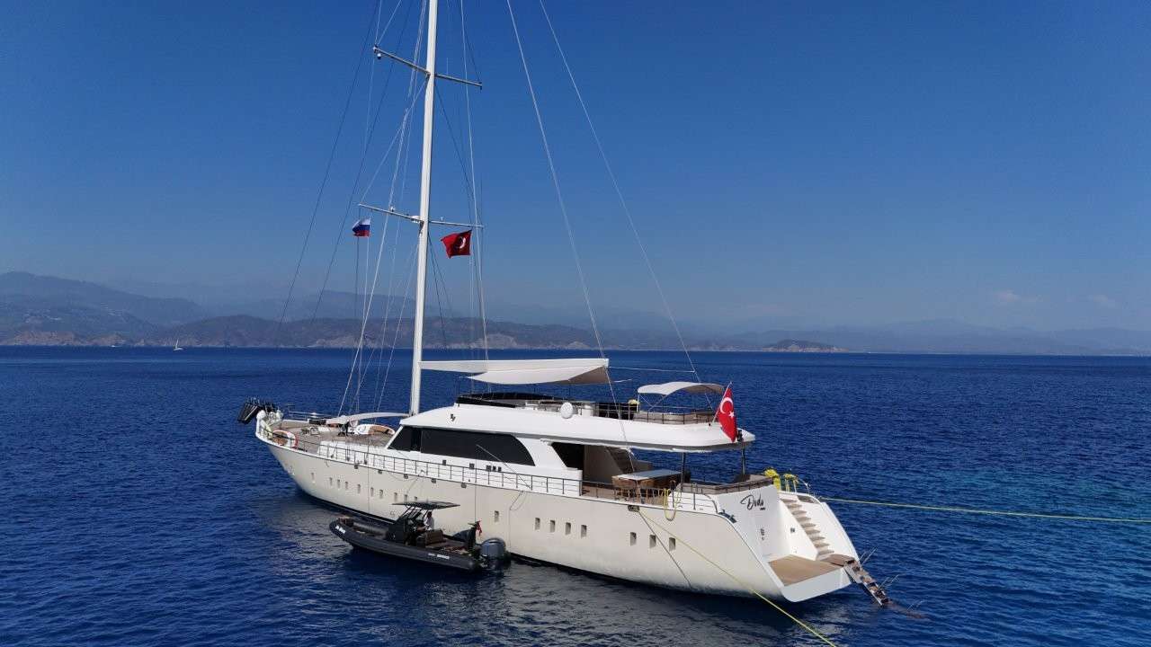 Charter Yacht DODO - Motor Sailer 43m - 6 Cabins - Fethiye - Gocek - Bodrum - Marmaris - Turkey