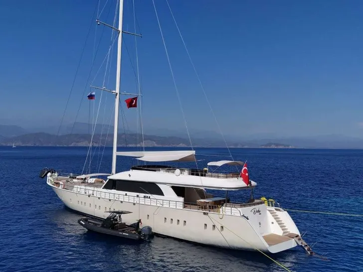 DODO Custom Motor Sailer 43m - anchored DODO Custom Motor Sailer 43m - anchored