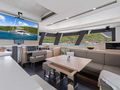 NEHALENNIA Fountaine Pajot Samana - main salon and dining area NEHALENNIA Fountaine Pajot Samana - main salon and dining area