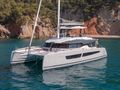 NEHALENNIA Fountaine Pajot Samana - exterior side view NEHALENNIA Fountaine Pajot Samana - exterior side view