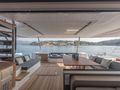 NEHALENNIA Fountaine Pajot Samana - aft cockpit lounge NEHALENNIA Fountaine Pajot Samana - aft cockpit lounge