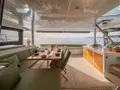 MY OFFICE Lagoon 62 - main aft deck dining lounge MY OFFICE Lagoon 62 - main aft deck dining lounge