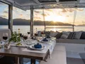 ISLAND STANDARD TIME Bali 4.8 - dining set up under the sunset ISLAND STANDARD TIME Bali 4.8 - dining set up under the sunset