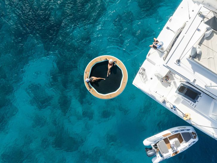 ISLAND STANDARD TIME Bali 4.8 - top aerial aft shot ISLAND STANDARD TIME Bali 4.8 - top aerial aft shot