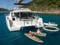 ISLAND STANDARD TIME Bali 4.8 - anchored with the water toys ISLAND STANDARD TIME Bali 4.8 - anchored with the water toys