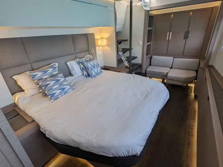 INSPIRANTE Fountaine Pajot Alegria 67 - master cabin INSPIRANTE Fountaine Pajot Alegria 67 - master cabin