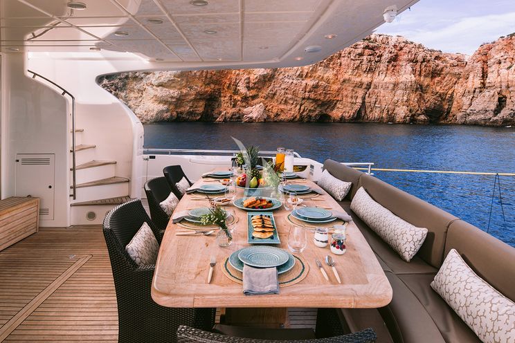 Charter Yacht MELI - Ferretti 881 - 5 Cabins - Athens - Mykonos - Paros - Cyclades - Greece