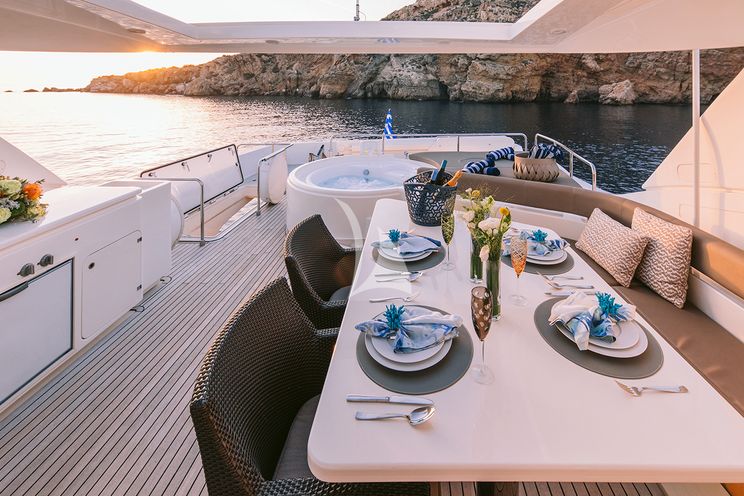 Charter Yacht MELI - Ferretti 881 - 5 Cabins - Athens - Mykonos - Paros - Cyclades - Greece