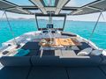 SUMMER STAR Lagoon 52 - flybridge seating area SUMMER STAR Lagoon 52 - flybridge seating area