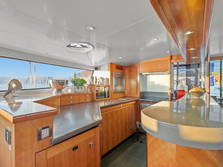 MOBY DICK Fountaine Pajot Galatea 65 - galley up close MOBY DICK Fountaine Pajot Galatea 65 - galley up close