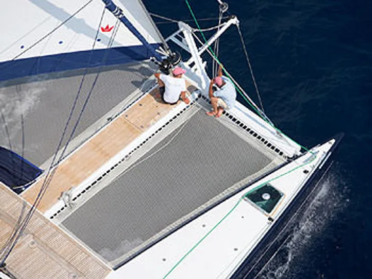 FUERTE 3 Lagoon 67 - foredeck FUERTE 3 Lagoon 67 - foredeck