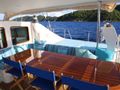 FUERTE 3 Lagoon 67 - aft deck table FUERTE 3 Lagoon 67 - aft deck table
