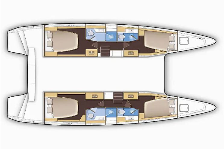 Layout for KATHARINA Lagoon 42 - layout