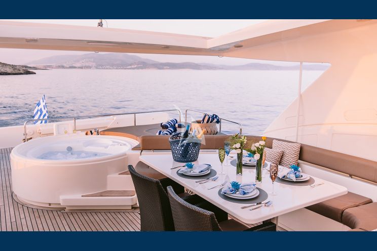 Charter Yacht MELI - Ferretti 881 - 5 cabins - Athens - Mykonos - Paros