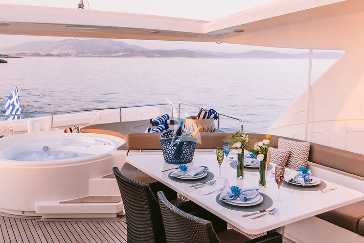 Charter Yacht MELI - Ferretti 881 - 5 Cabins - Athens - Mykonos - Paros - Cyclades - Greece