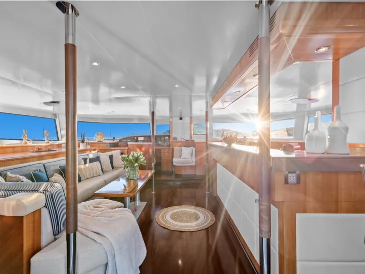 MOBY DICK Fountaine Pajot Galatea 65 - saloon MOBY DICK Fountaine Pajot Galatea 65 - saloon