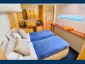 Amidships guest suite(made up as a twin cabin)