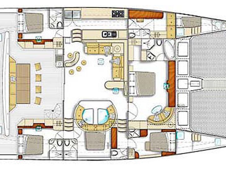 Yacht layout