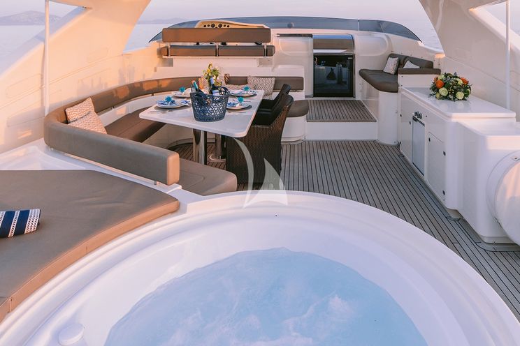 Charter Yacht MELI - Ferretti 881 - 5 Cabins - Athens - Mykonos - Paros - Cyclades - Greece