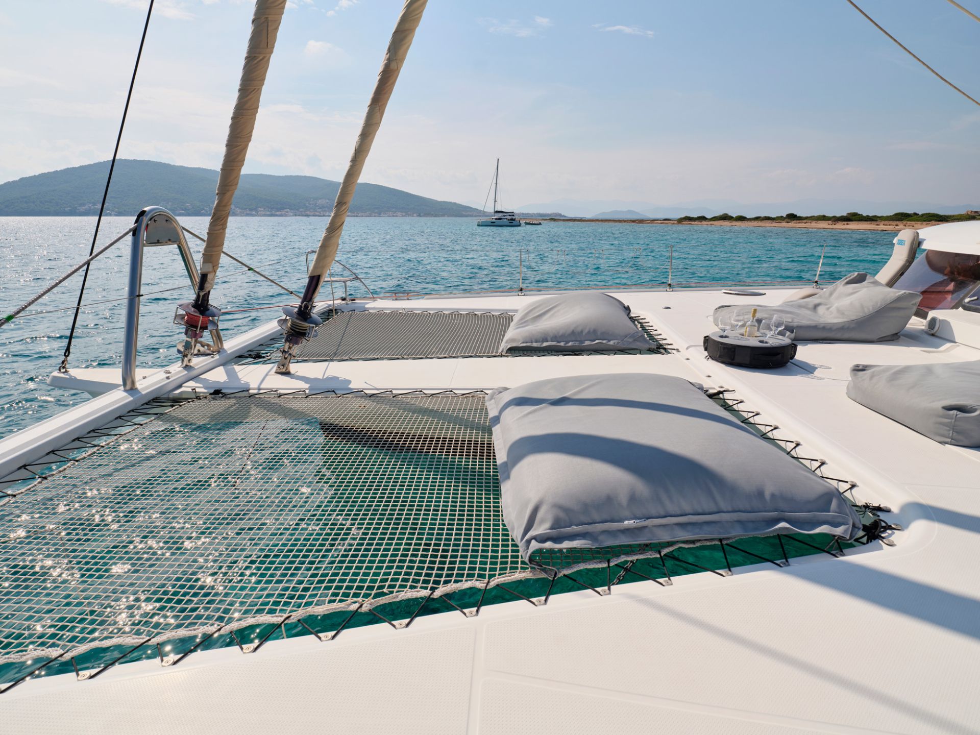 Charter Yacht WORLD`S END - Fountaine Pajot Galathea 65 - 5 Cabins - Athens - Mykonos - Cyclades - Greece - Praslin - Seychelles - Indian Ocean