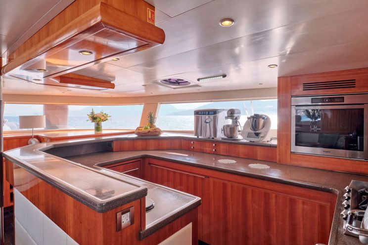 Charter Yacht WORLD`S END - Fountaine Pajot Galathea 65 - 5 Cabins - Athens - Mykonos - Cyclades - Greece - Praslin - Seychelles - Indian Ocean